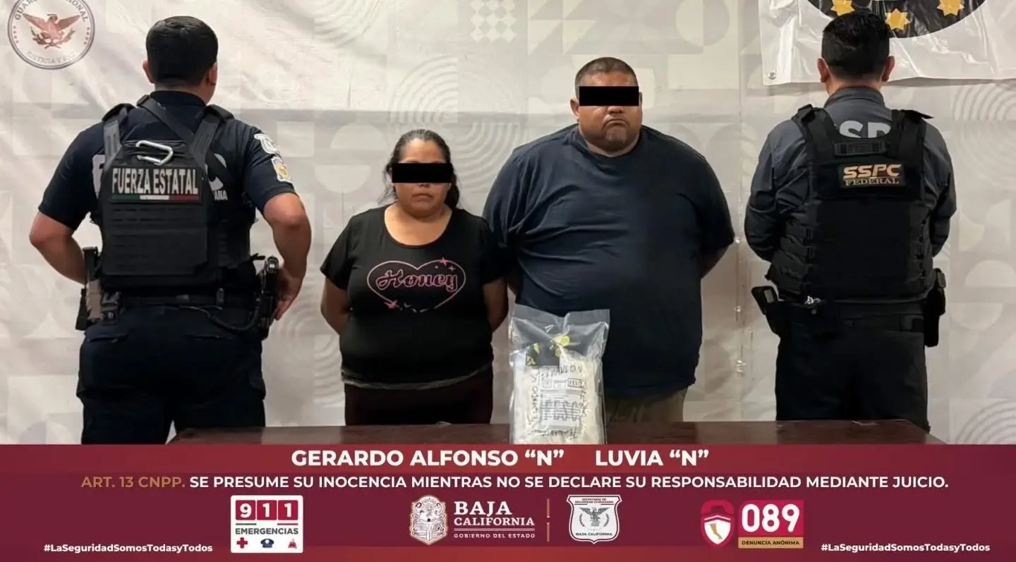 La Fuerza Estatal de Seguridad Ciudadana durante una intervención en Tijuana.