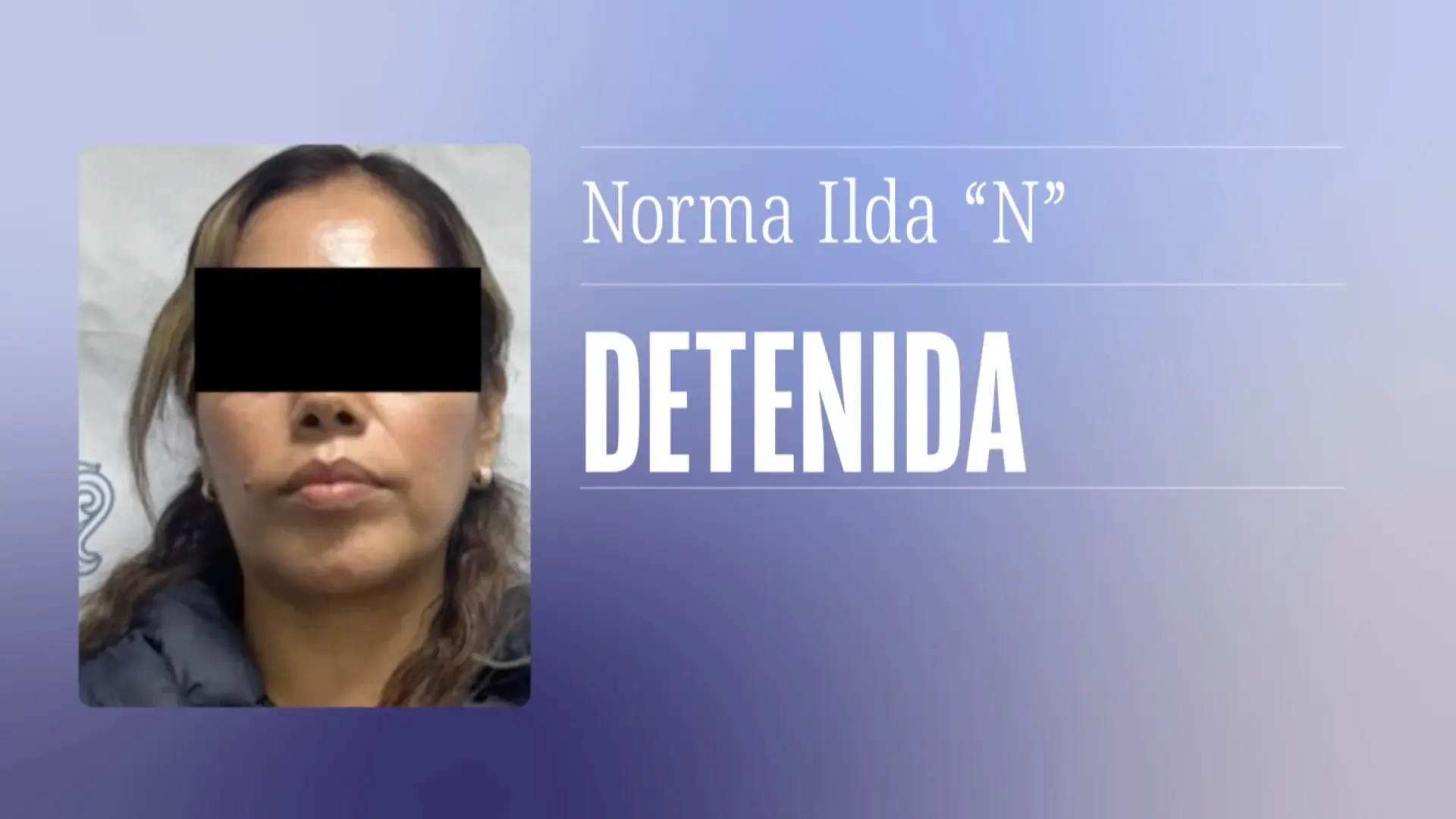 "La funcionaria Norma Ilda 'N' tras su arresto en Jalisco por falsificación."