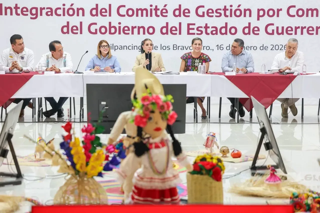 La gobernadora Evelyn Salgado durante la instalación del Comité de Gestión por Competencias en Guerrero.