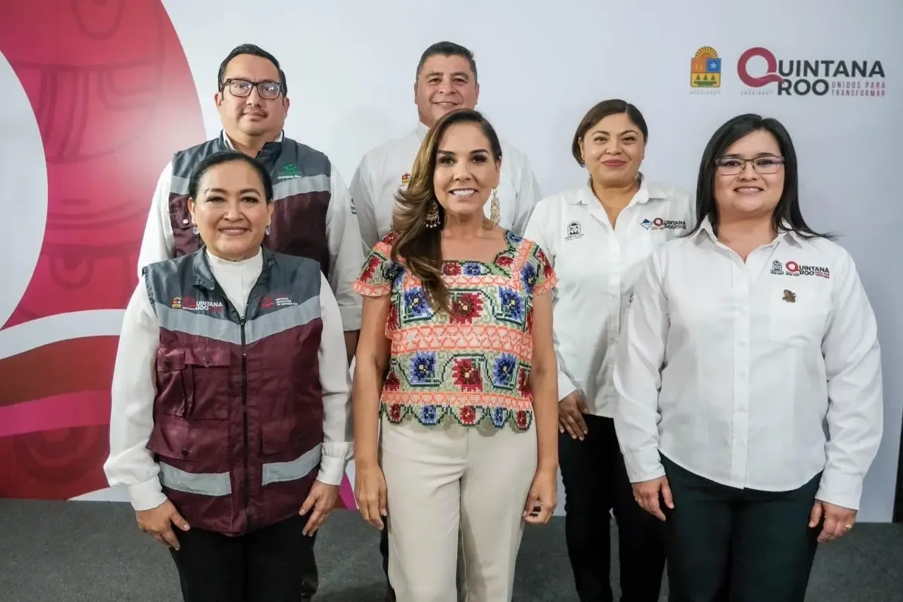 La gobernadora Mara Lezama durante el inicio del semestre escolar en Quintana Roo.