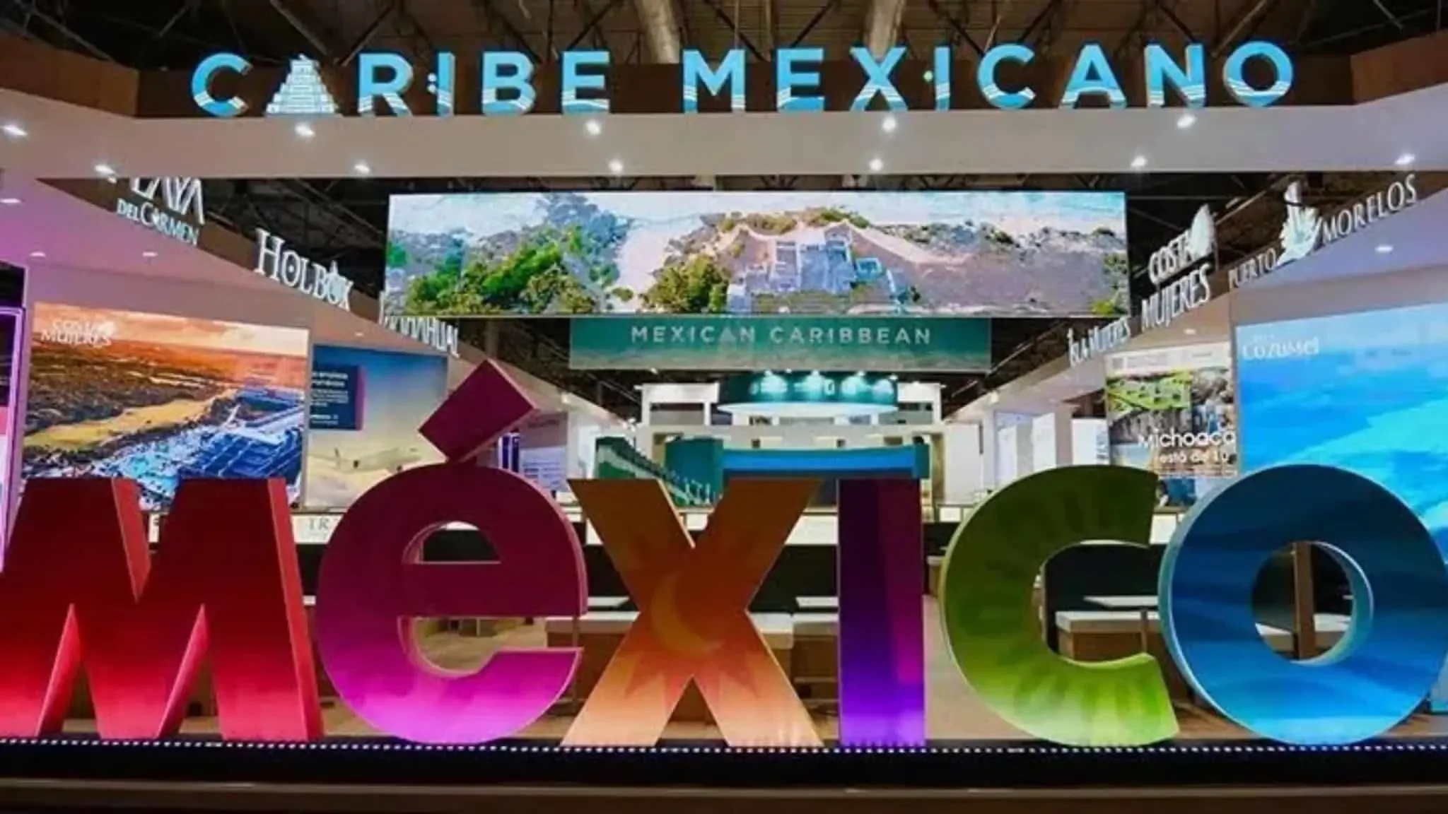 La gobernadora Mara Lezama durante la presentación en Fitur 2026 en Madrid.