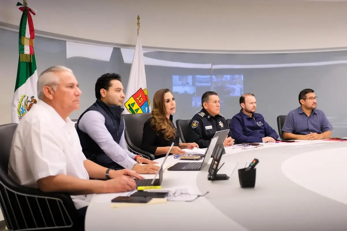 La gobernadora Mara Lezama reafirma el control de la situación tras actos violentos y desmiente rumores en redes sociales.