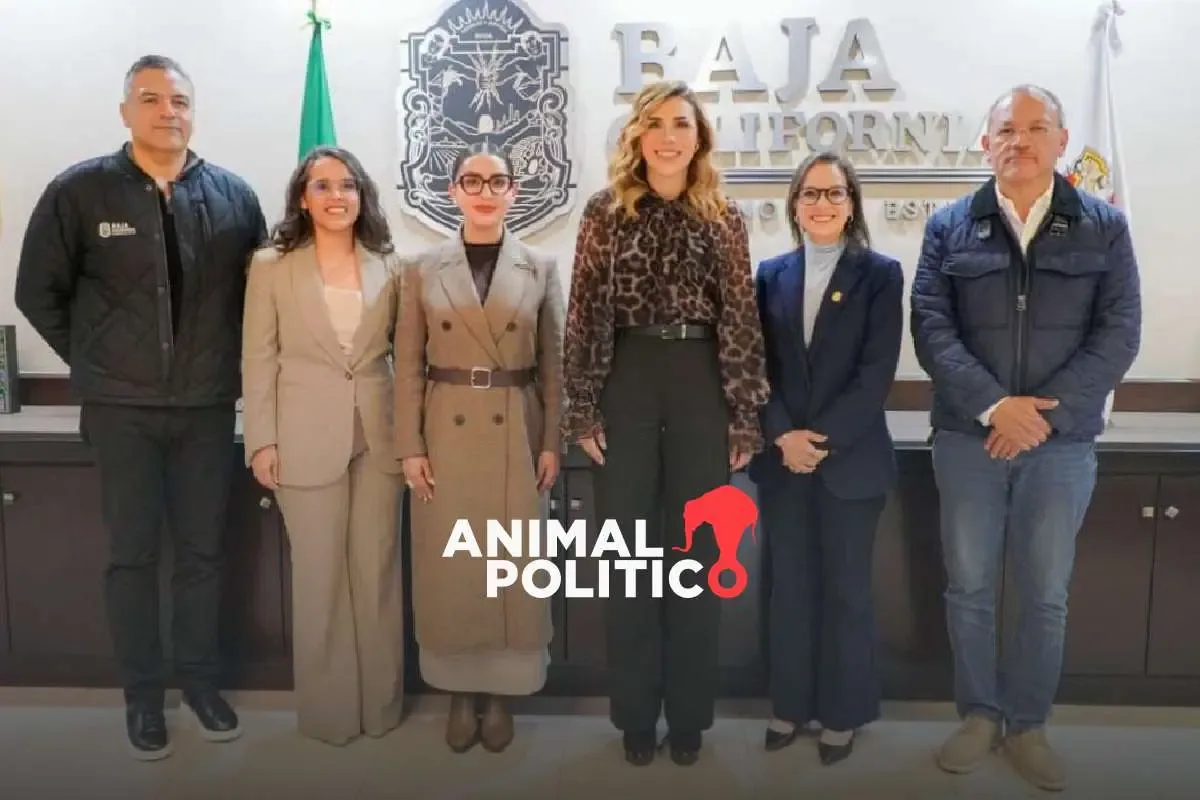 "La gobernadora Marina del Pilar Ávila durante el anuncio de los cambios en su gabinete."
