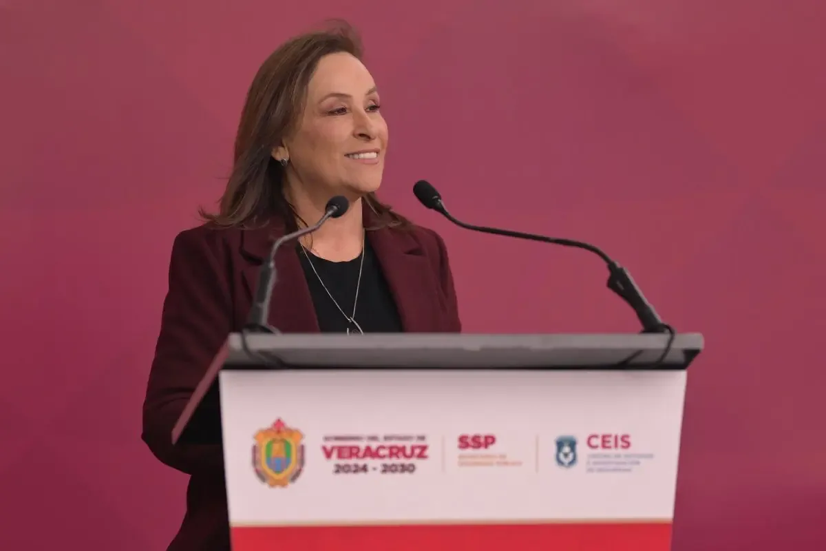 La gobernadora Rocío Nahle García llama a la sociedad a unirse en la prevención del delito.