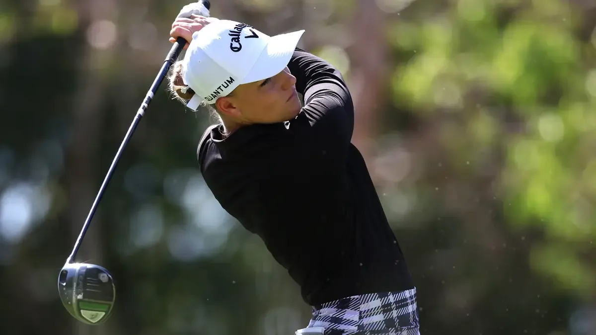 La golfista compitió en México y ganó un premio de más de 8 mil dólares.