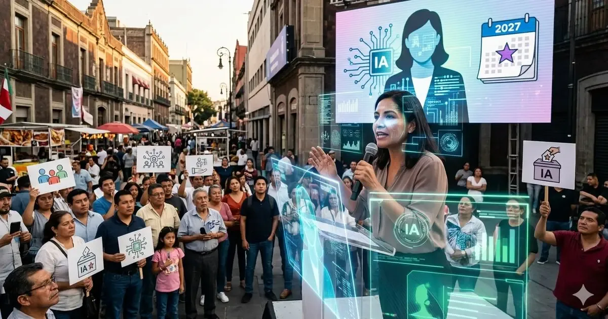 La Inteligencia Artificial se afianza en la política mexicana, con creciente aceptación para su uso en campañas electorales.