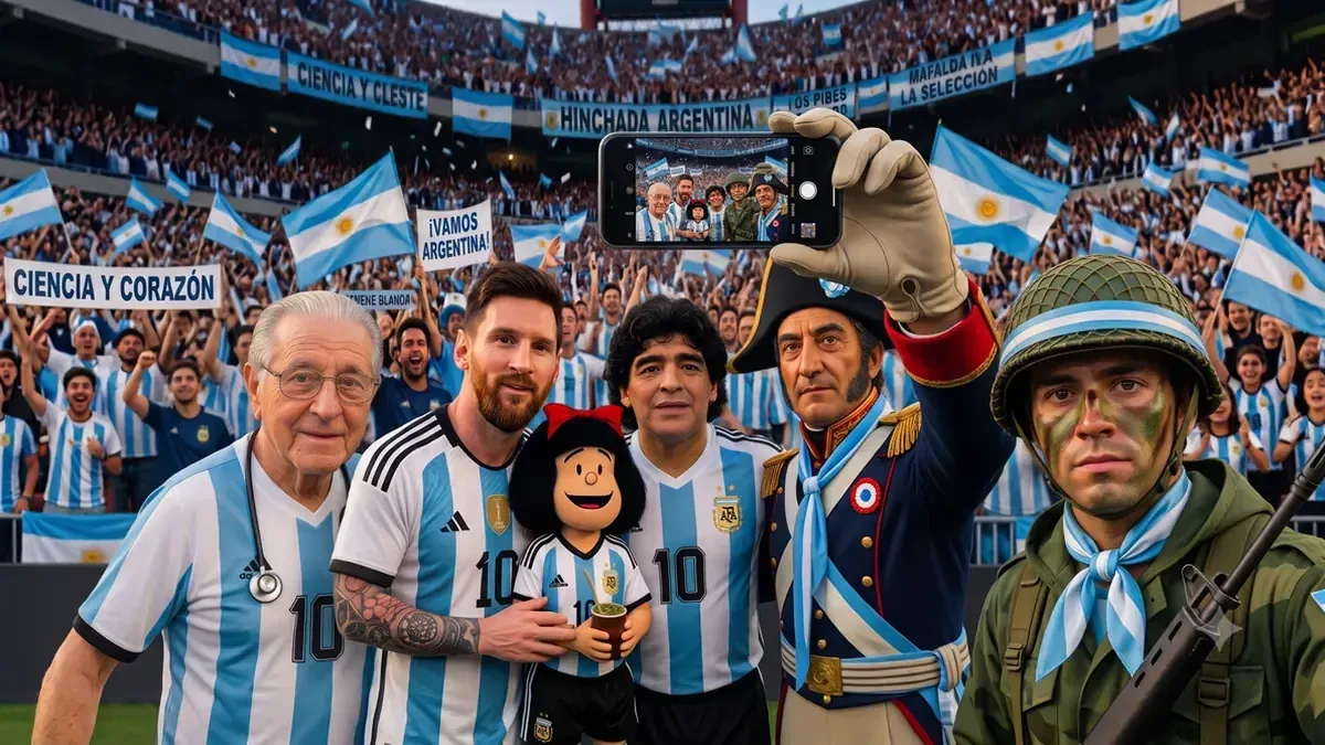 La pasión por el fútbol se entrelaza con un sentido profundo de identidad nacional en Argentina.