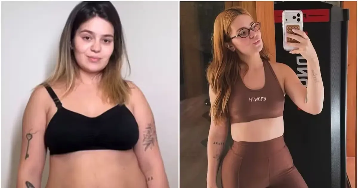 La influenciadora celebra su transformación física tras cambios en hábitos y cirugías.