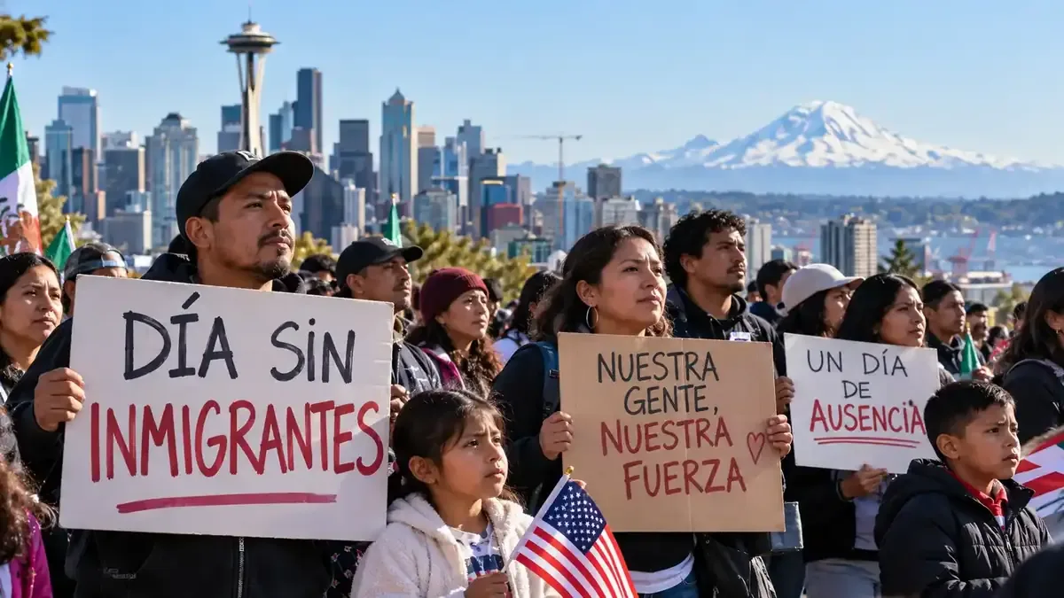 La jornada busca visibilizar el impacto de la comunidad inmigrante en la economía.
