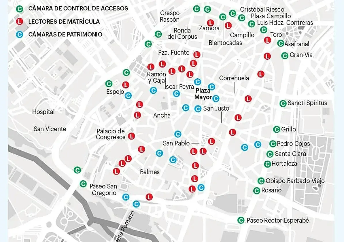 La instalación de cámaras busca proteger el patrimonio y la seguridad ciudadana en Salamanca.