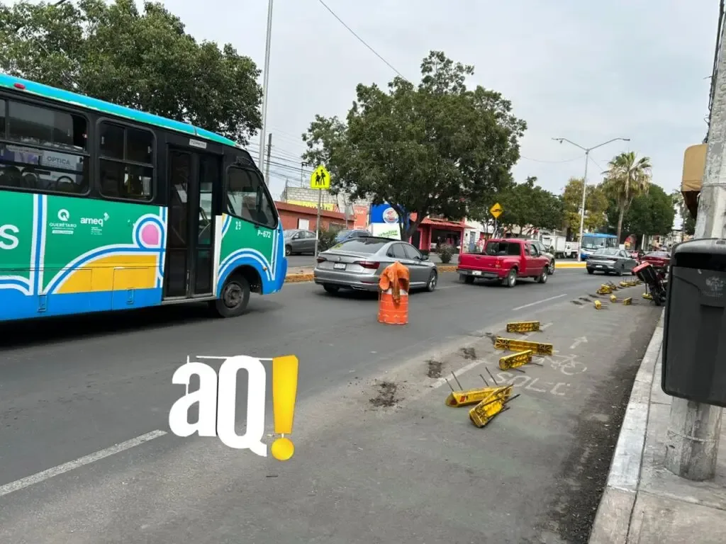 La intervención del puente de Corregidora Norte prioriza a ciclistas y peatones.