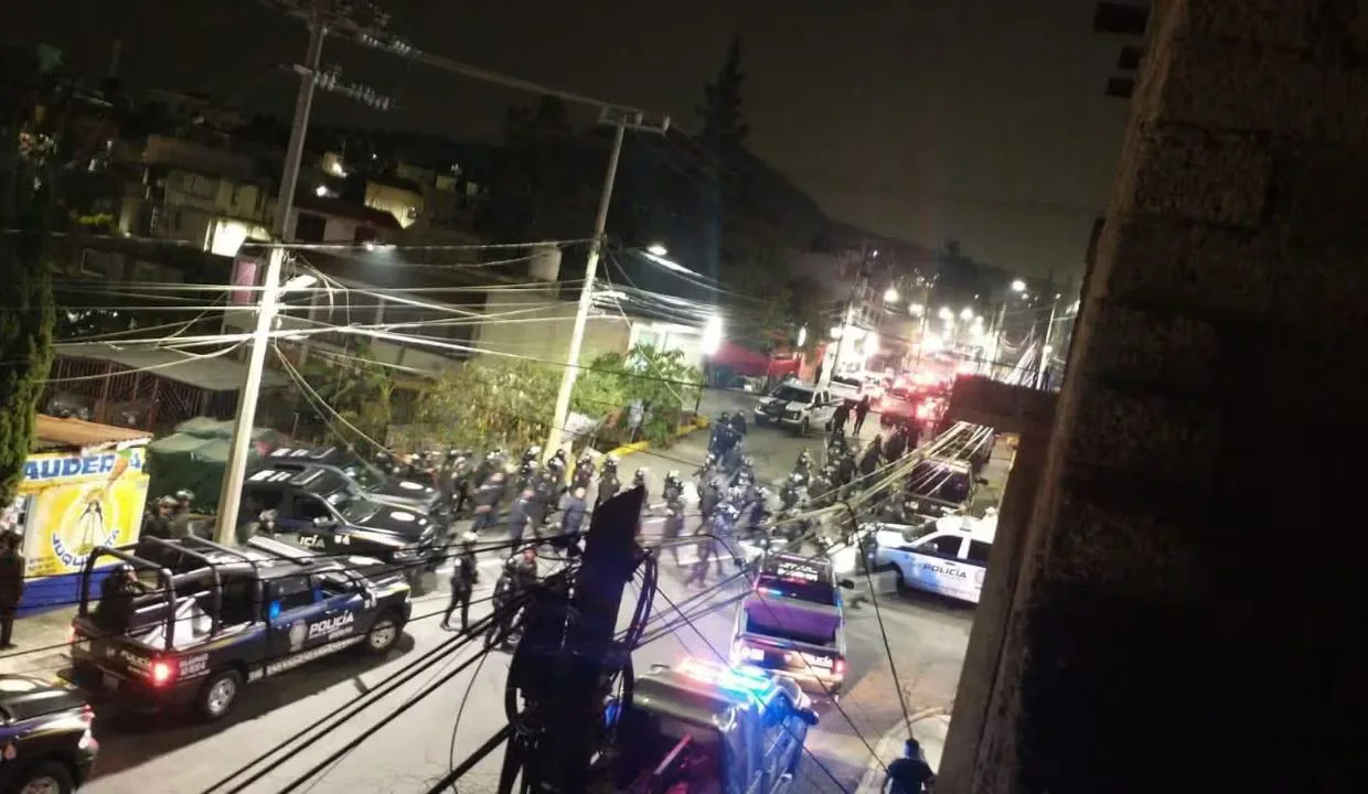 La intervención policial evita un linchamiento en Iztapalapa tras un robo.