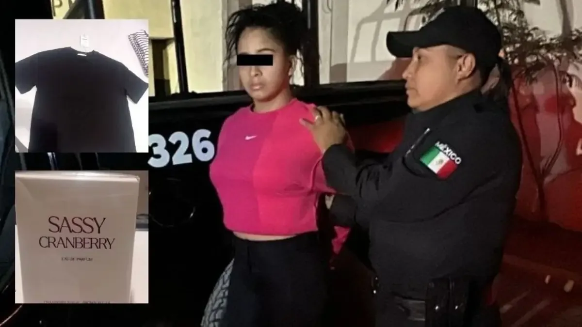 La joven de 21 años fue sorprendida mientras intentaba salir sin pagar.
