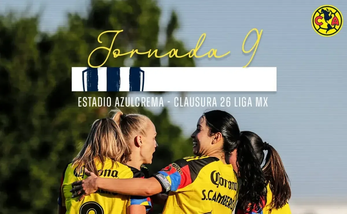 La Liga MX Femenil cambia el horario del duelo entre América y Rayadas para la Jornada 9 del Clausura 2026.
