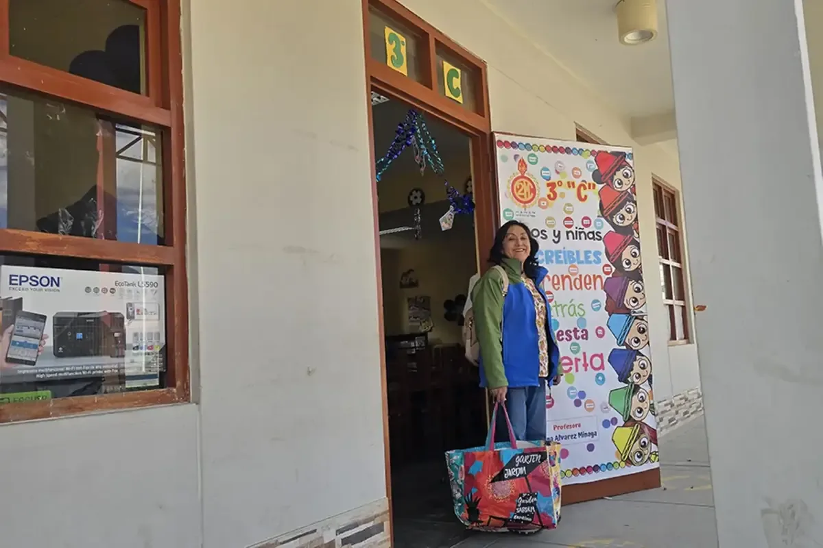 La historia de una profesora que lucha por brindar calidad educativa a sus alumnos en condiciones adversas.