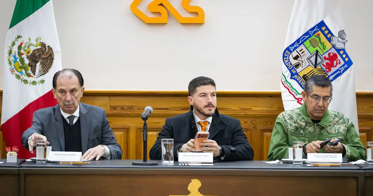 La Mesa de Construcción de Paz presenta cifras sobre seguridad en Nuevo León.