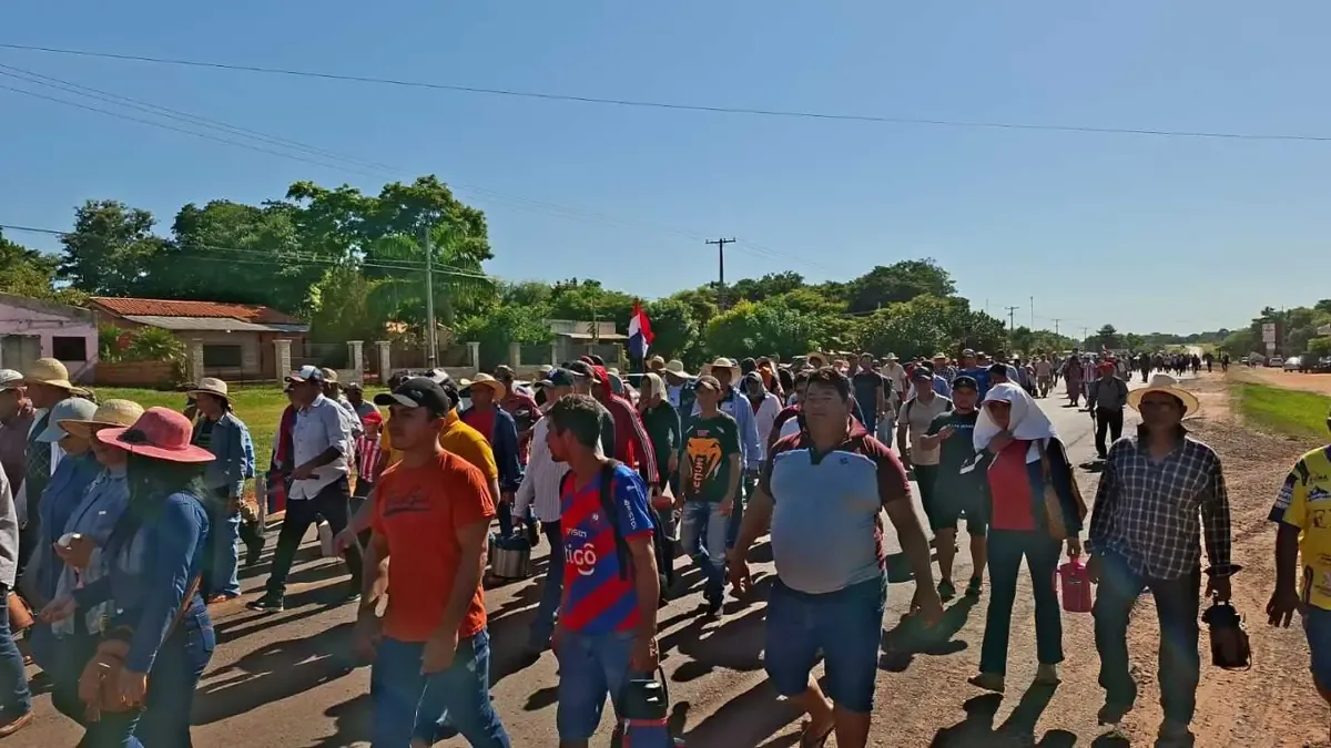 La movilización busca garantizar la seguridad jurídica de más de 5,000 familias en Yaguareté Forest.