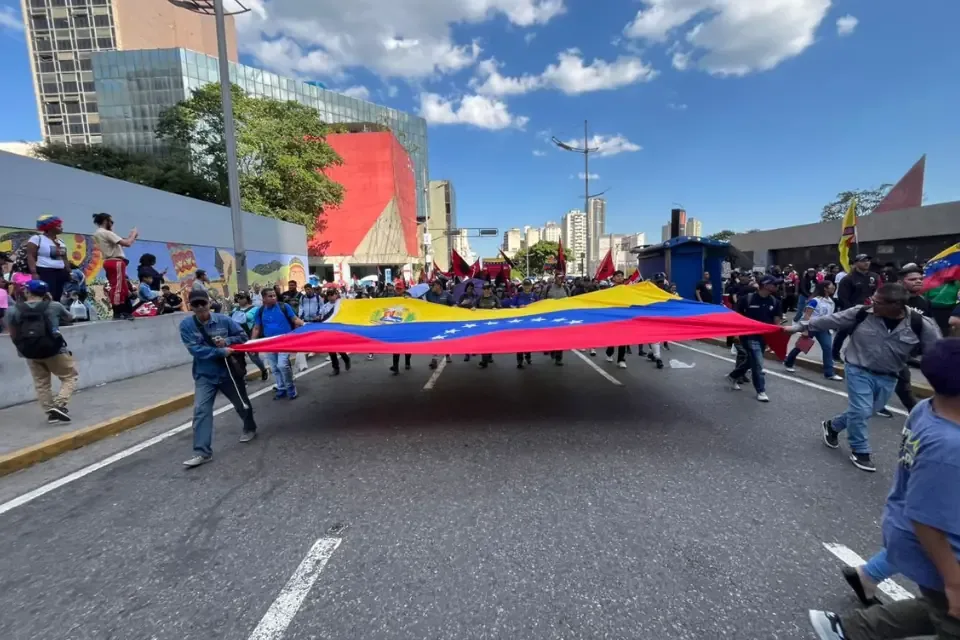 La movilización del oficialismo no logró llenar las calles como se esperaba.
