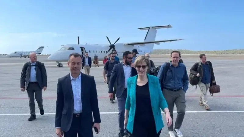 "La nueva enviada de EE. UU., Laura F. Dogu, llega a Caracas."