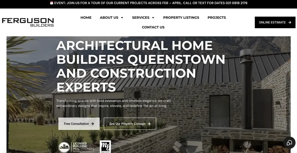 La nueva plataforma facilita la búsqueda de propiedades de lujo en Queenstown.