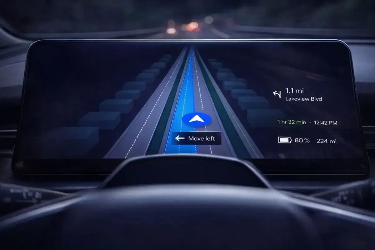 La nueva versión mejora la navegación y reduce distracciones para conductores y motociclistas.