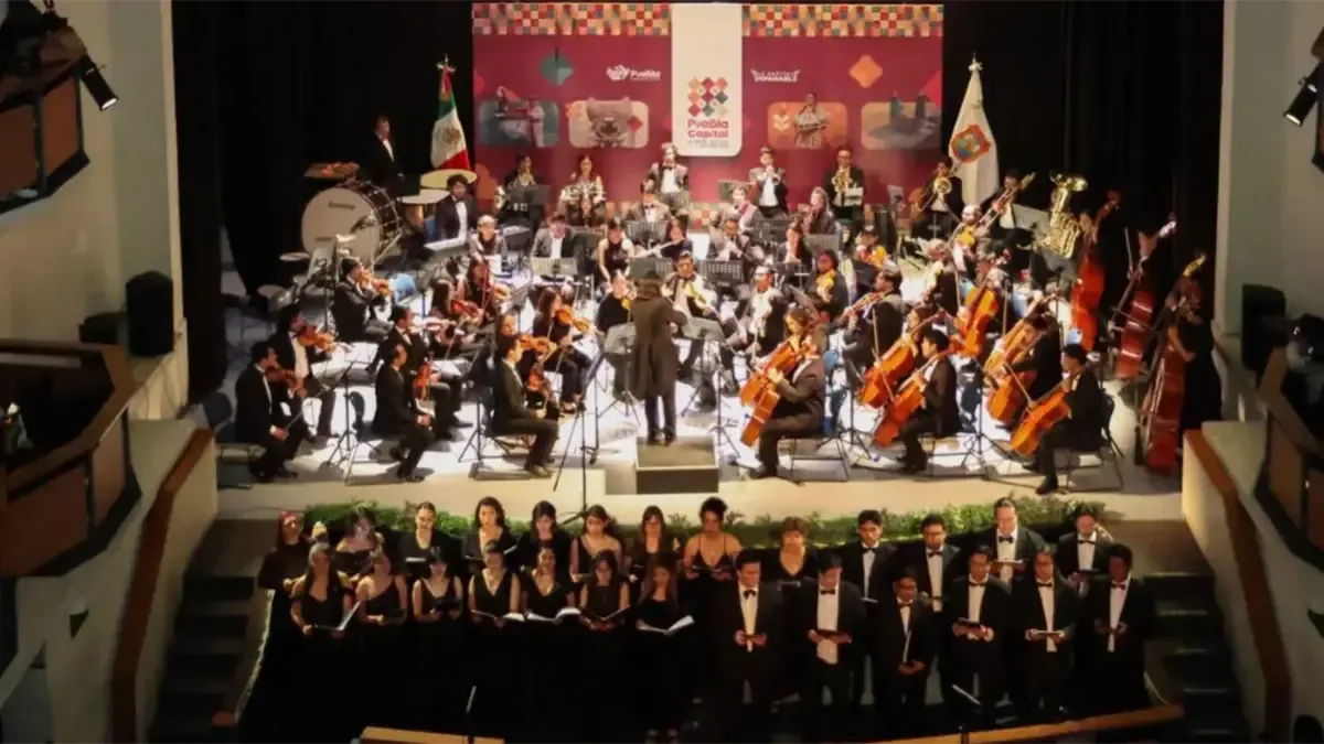 La Orquesta Filarmónica Angelopolitana celebra el nombramiento de Puebla como Capital Americana de la Cultura 2026 con un emotivo concierto.