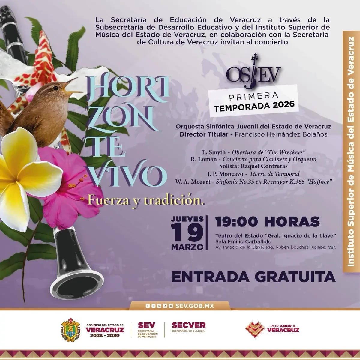 La Orquesta Sinfónica Juvenil de Veracruz busca acercar la música sinfónica al público con su próximo evento.