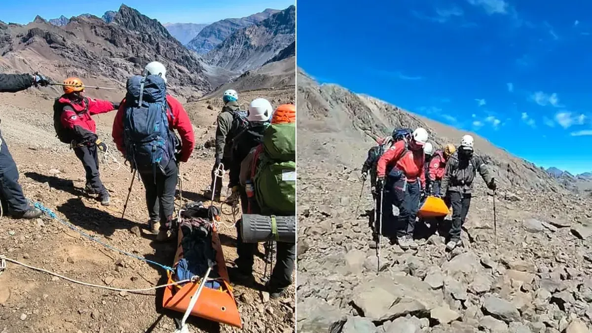 La Patrulla de Rescate y Gendarmería Nacional realizaron un operativo exhaustivo en la montaña.