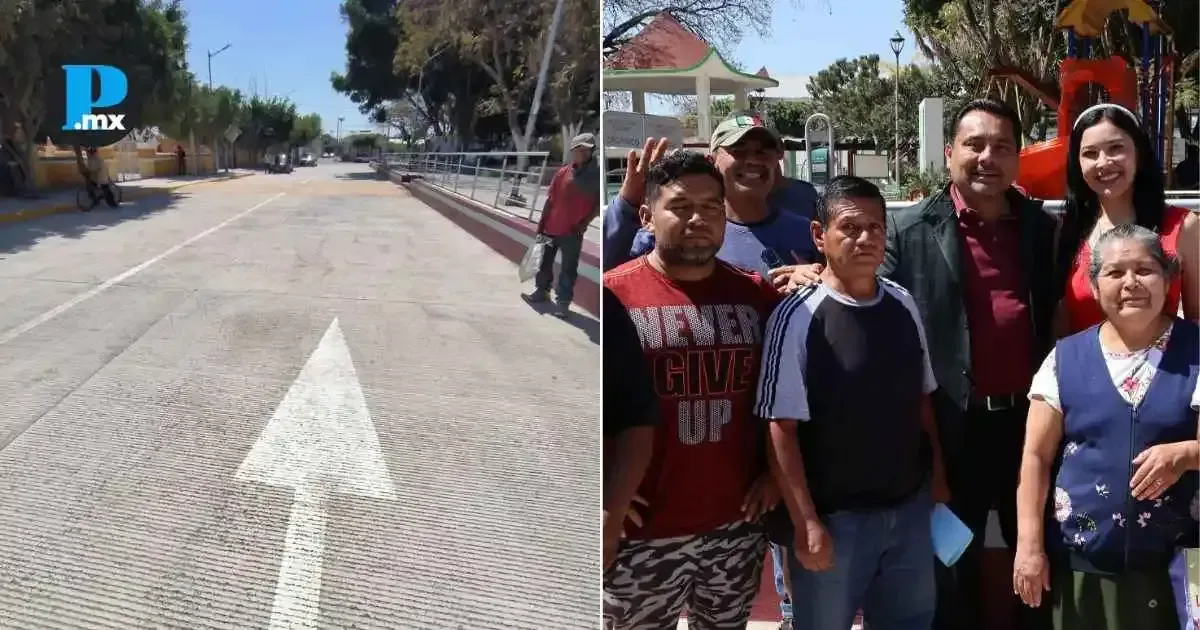 La pavimentación busca impulsar la seguridad y actividad comercial en la junta auxiliar.