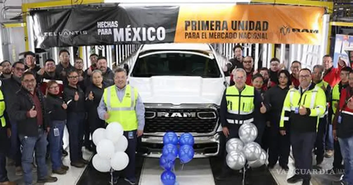 La planta inaugurada de Stellantis en Saltillo, donde se ensambla la RAM 1500.