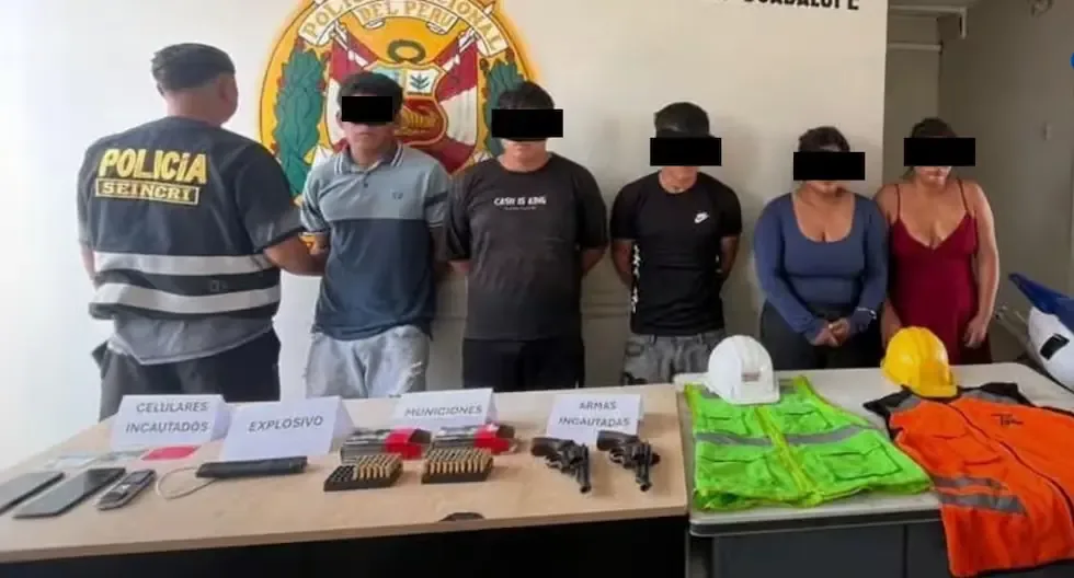 La policía detiene a cinco sospechosos relacionados con delitos de extorsión en Guadalupe.