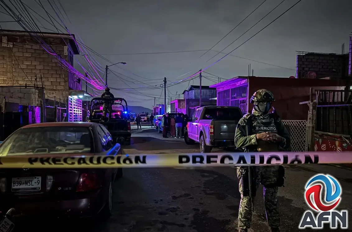 La policía investiga el asesinato en el fraccionamiento El Laurel, Tijuana.