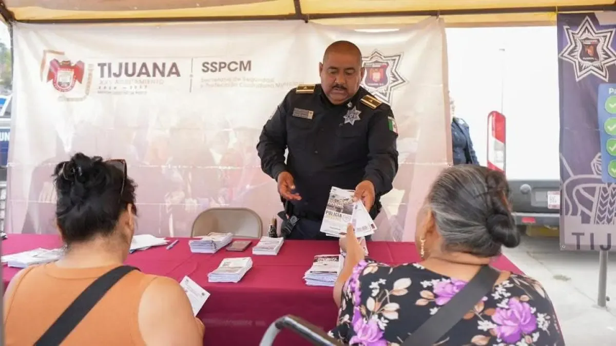 La Policía Municipal de Tijuana presenta resultados de la mejora en seguridad.