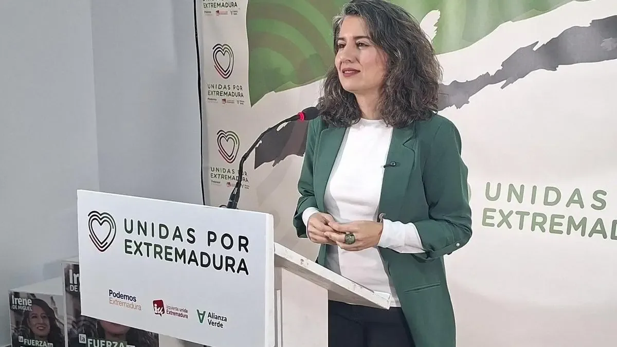 La portavoz Irene de Miguel destaca el potencial de cambio en la región ante un posible nuevo escenario electoral.