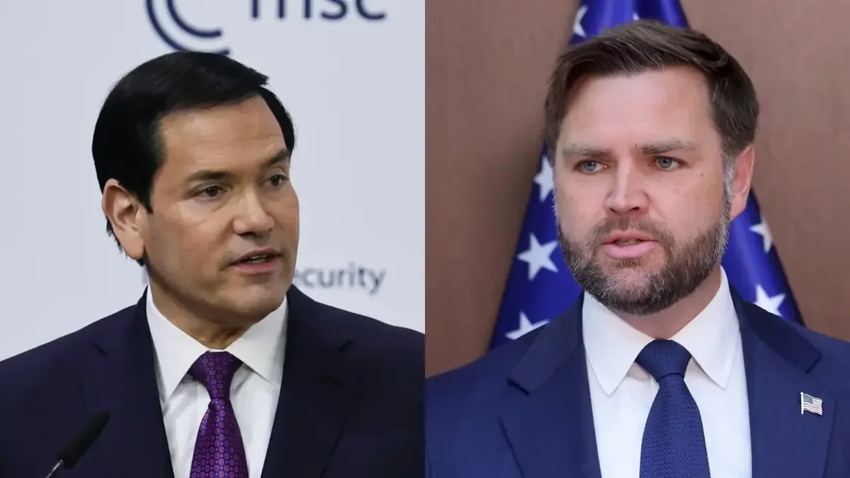 La postura de Rubio contrasta con declaraciones de JD Vance sobre Europa.