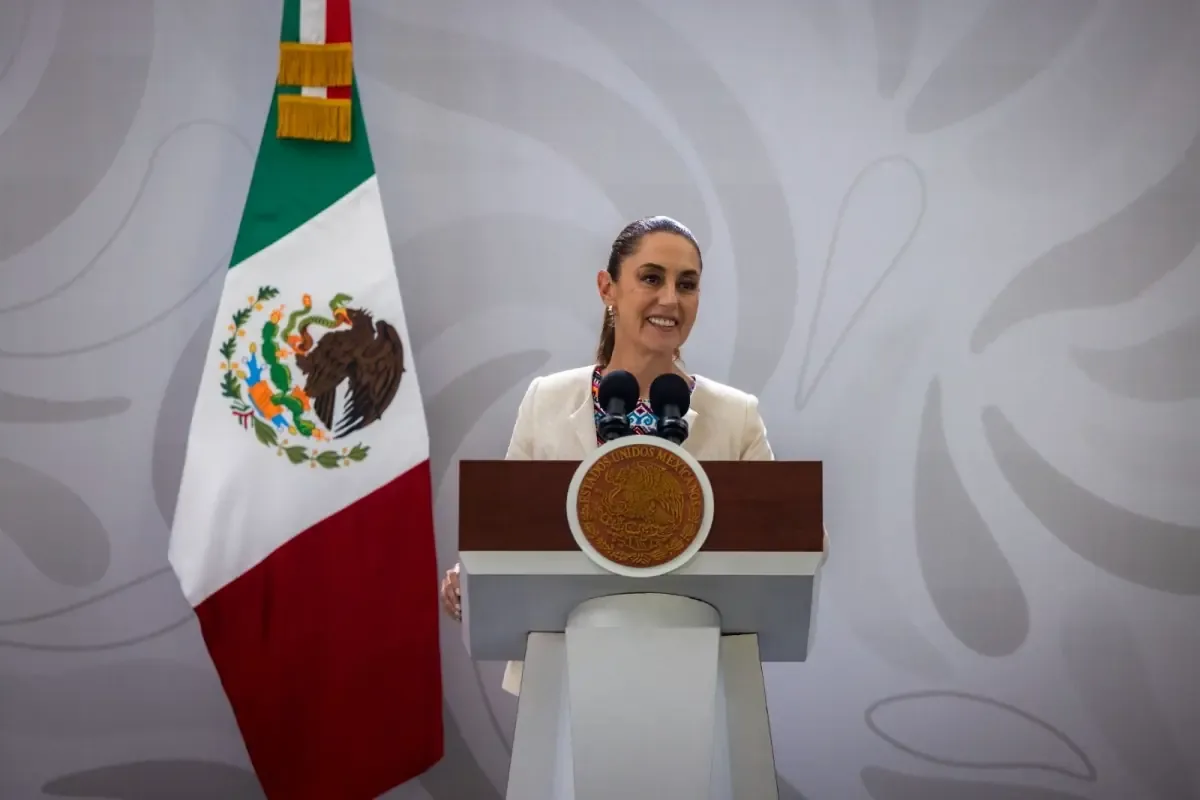La presidenta agradeció a Rubén Rocha por su colaboración en seguridad.