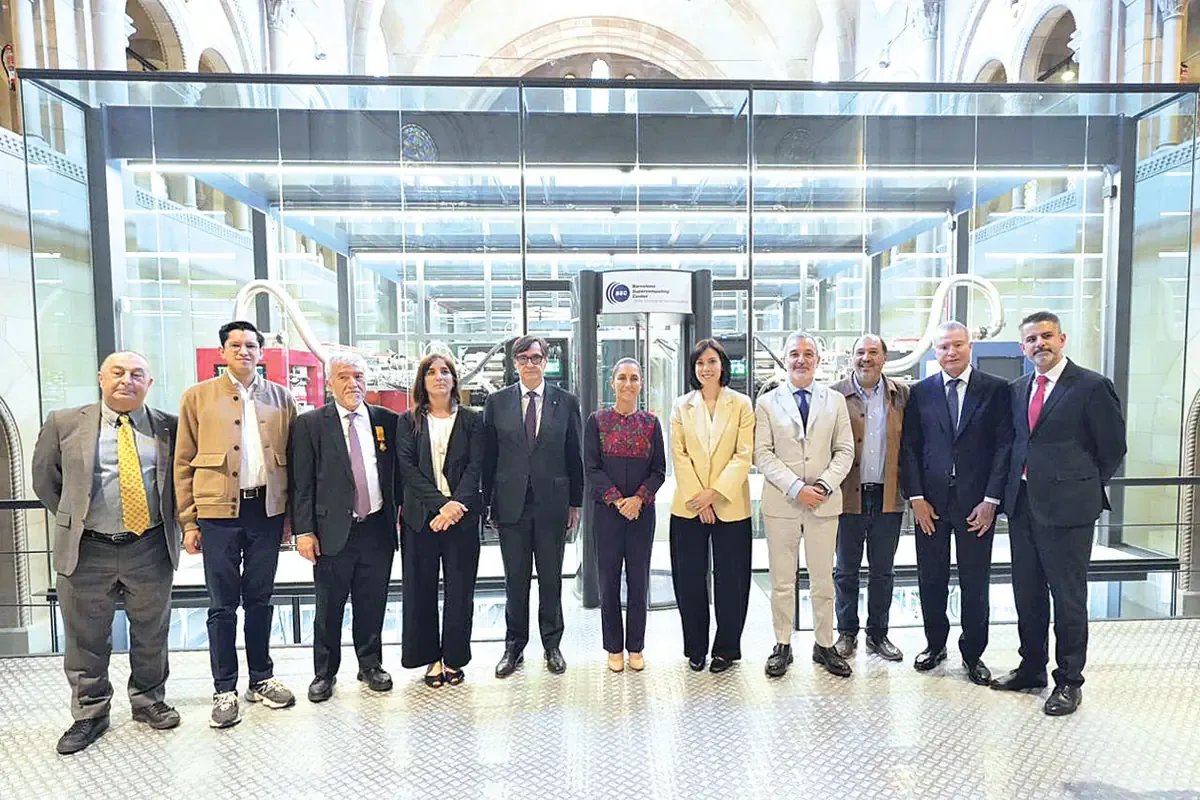 La presidenta busca fortalecer la cooperación científica para la supercomputadora Coatlicue en México.