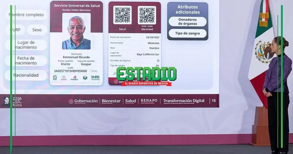 La Presidenta Claudia Sheinbaum anuncia la implementación del nuevo sistema de salud.