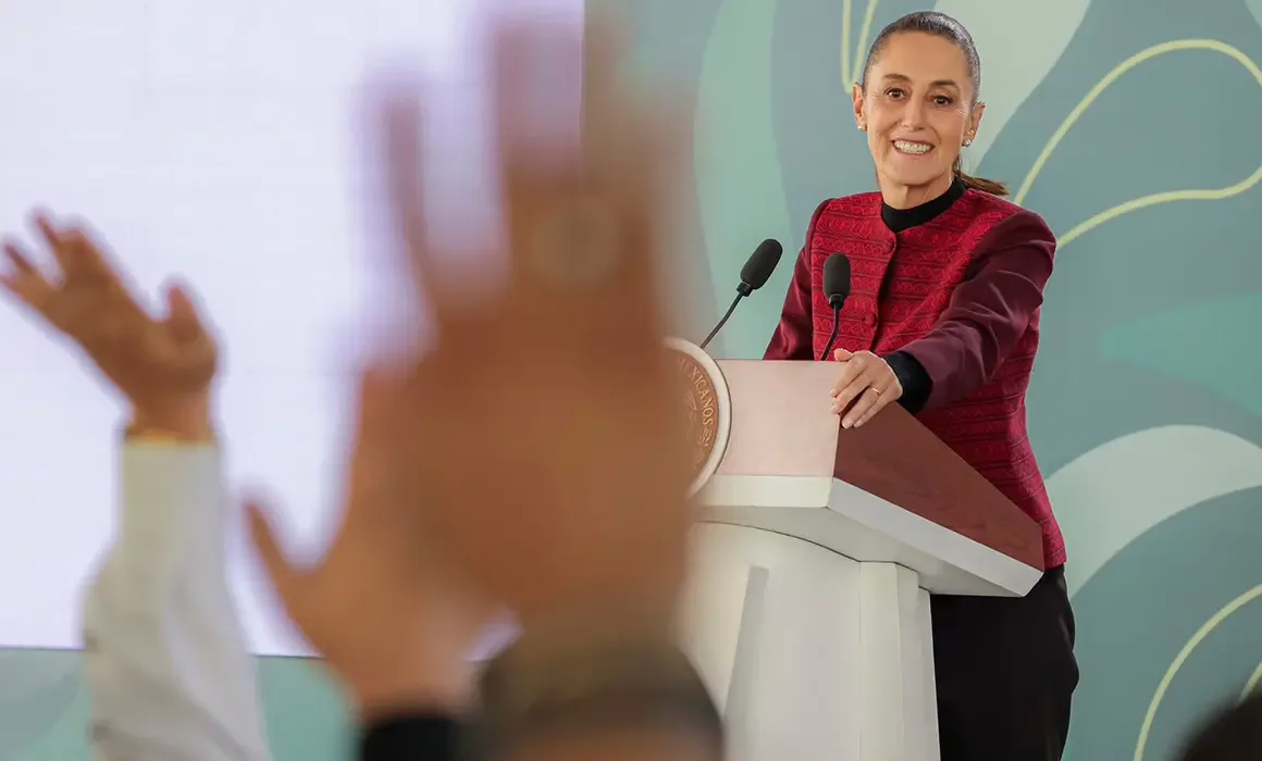La presidenta Claudia Sheinbaum destaca el papel del Ejército en Tijuana.