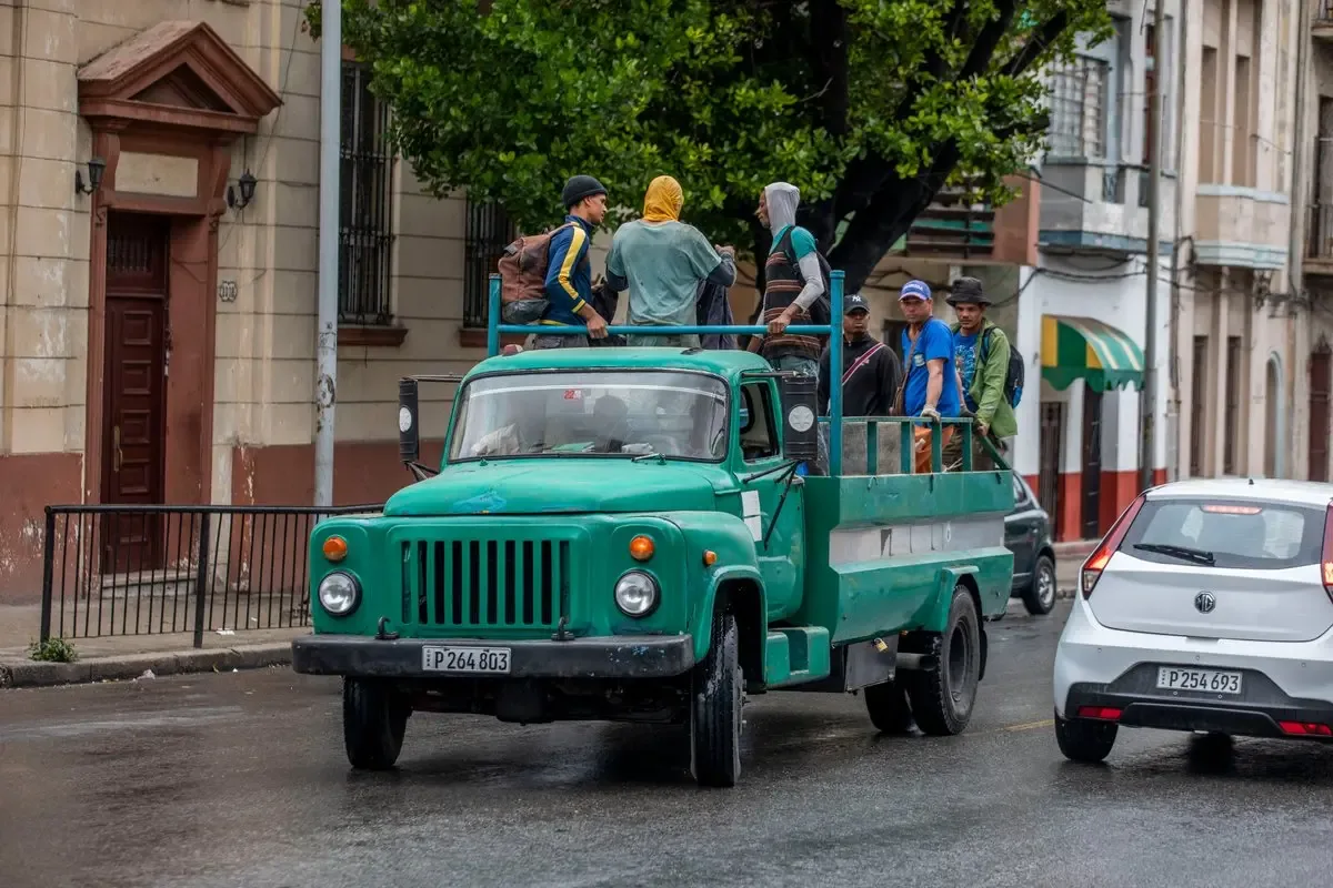 La Presidenta Claudia Sheinbaum durante el anuncio sobre la ayuda humanitaria a Cuba.