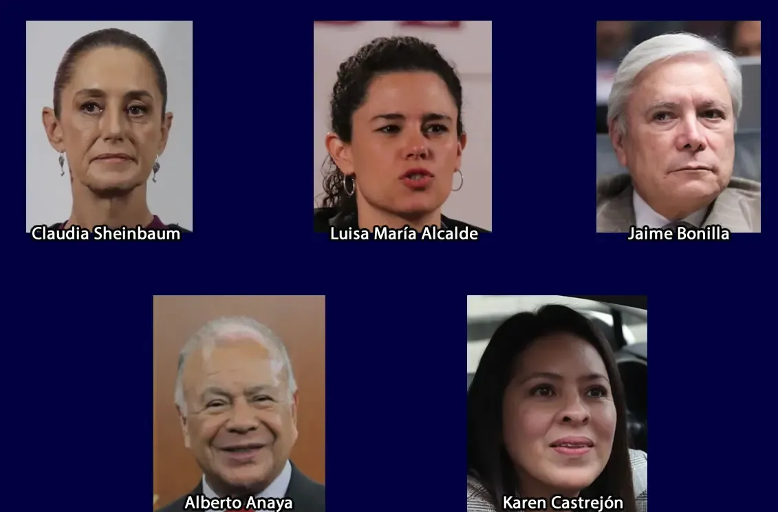 **La presidenta Claudia Sheinbaum durante su conferencia de prensa en Tijuana.**
