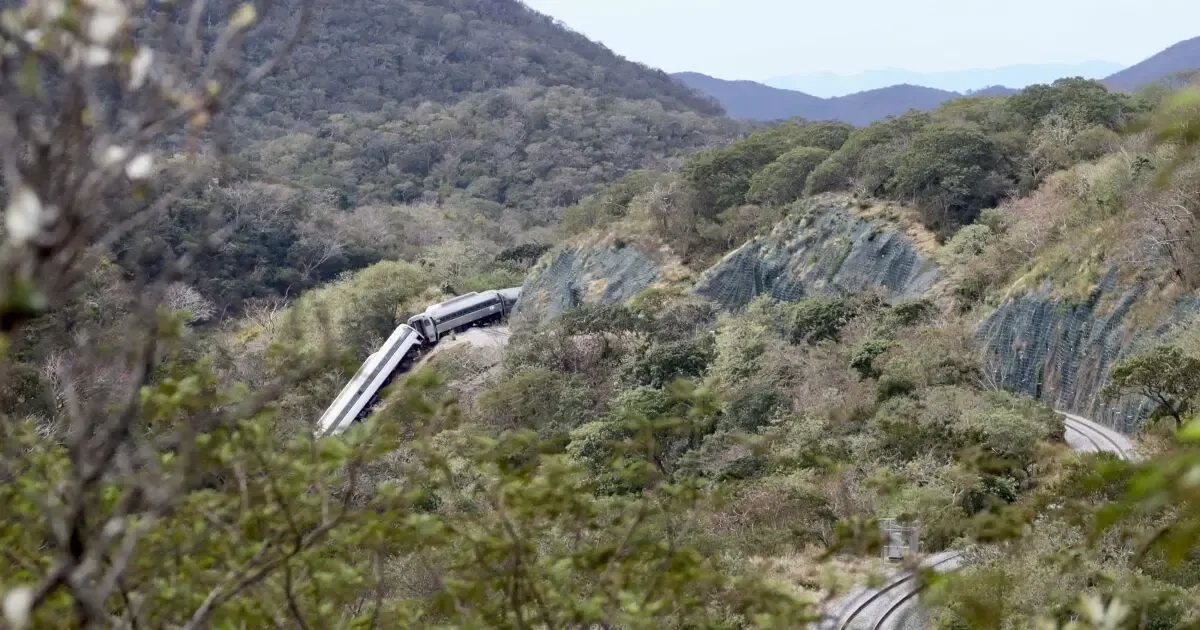 La Presidenta Claudia Sheinbaum durante su conferencia sobre el accidente del Tren Interoceánico.