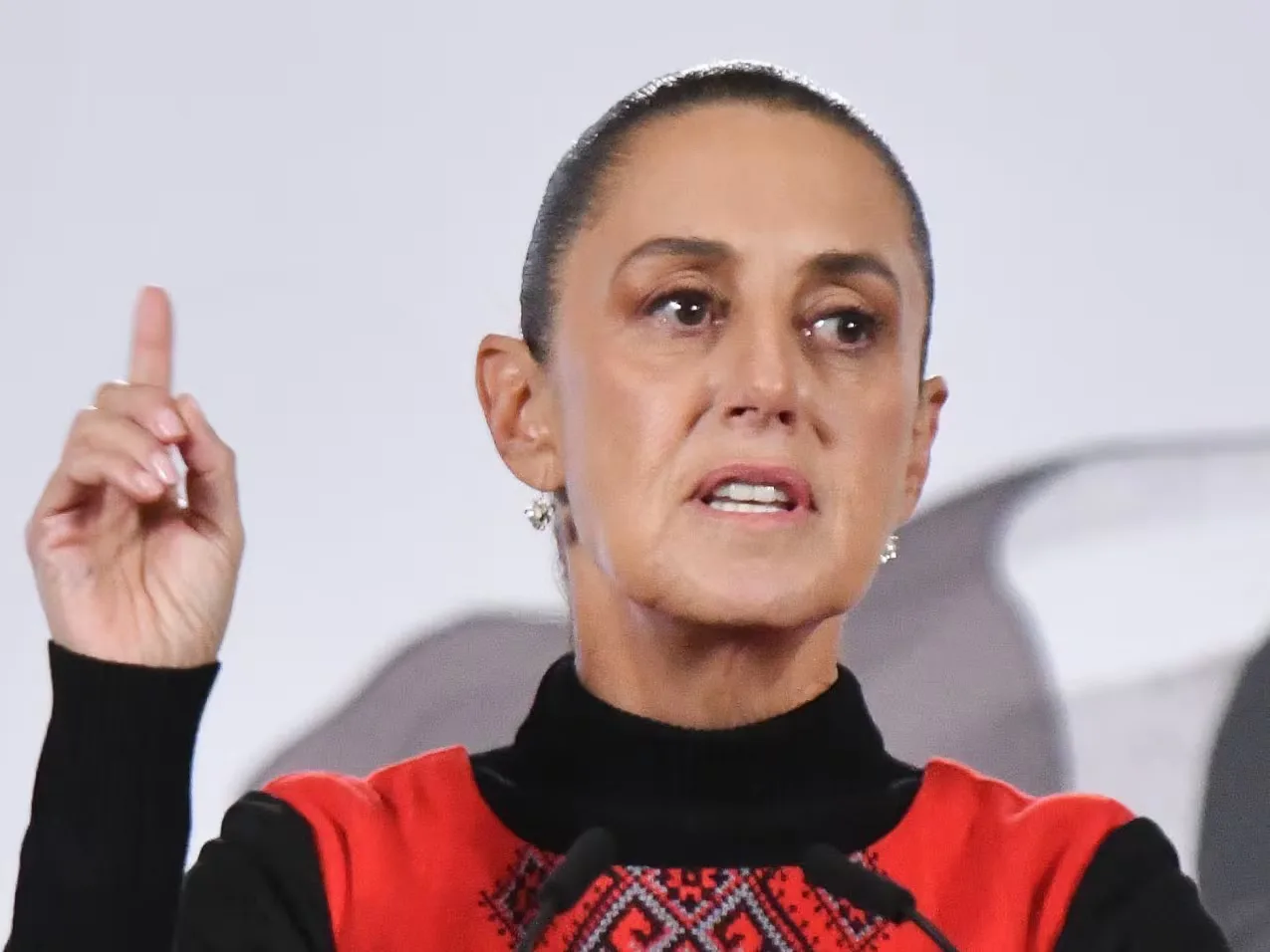 "La Presidenta Claudia Sheinbaum durante su visita a Guanajuato."
