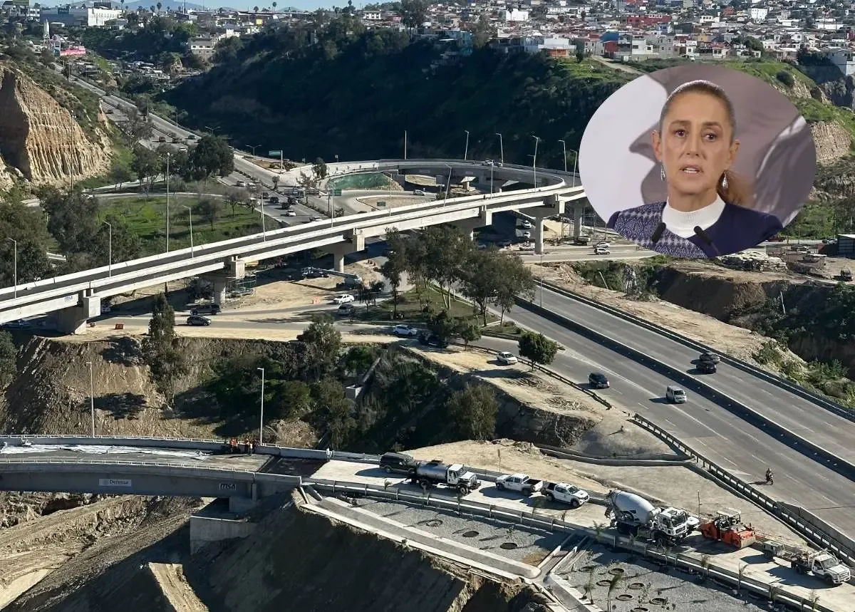 "La presidenta Claudia Sheinbaum encabezará la inauguración del Viaducto Elevado en Tijuana."