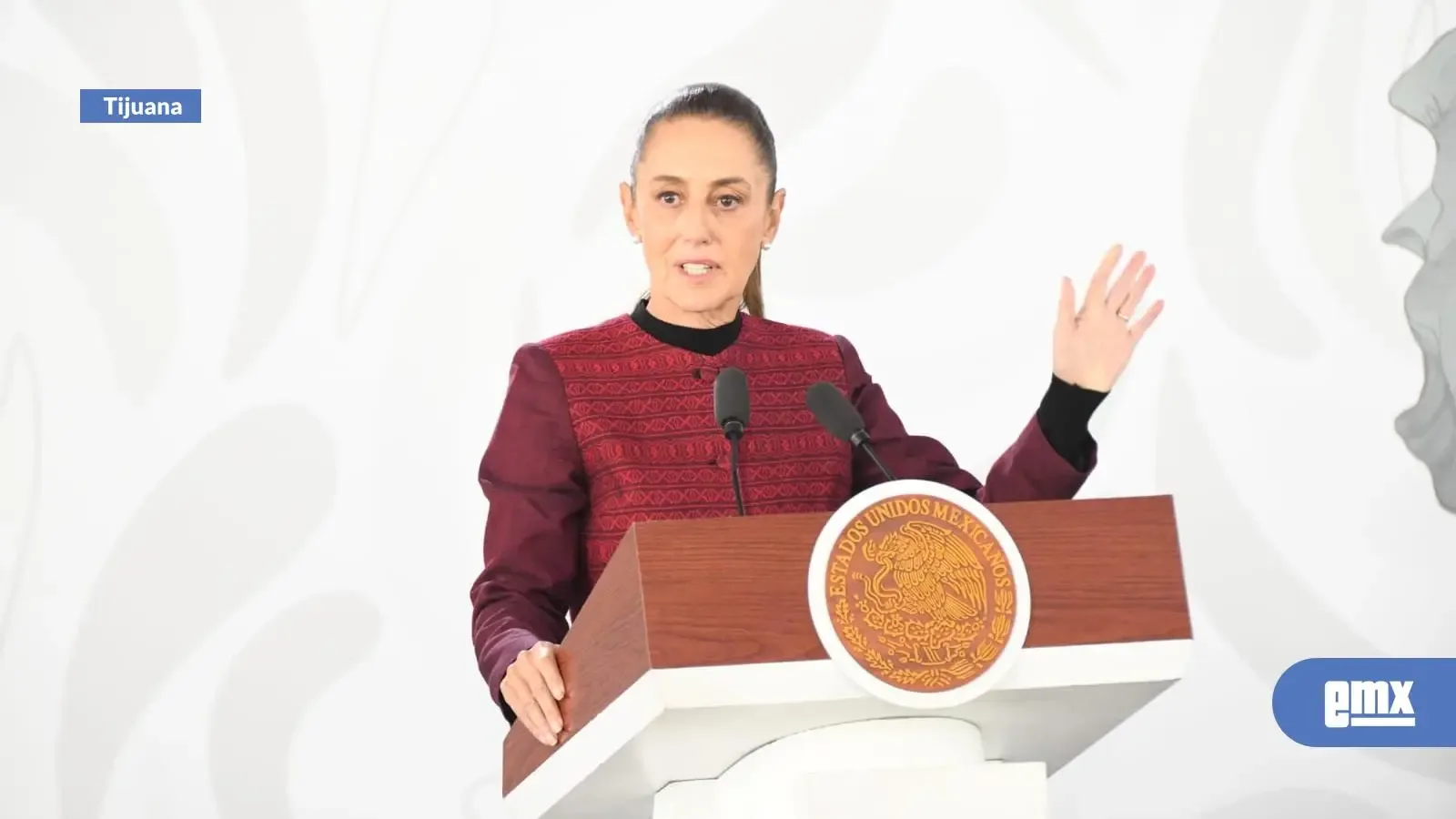La Presidenta Claudia Sheinbaum Pardo presenta estudios sobre el nuevo Cablebús en Tijuana.