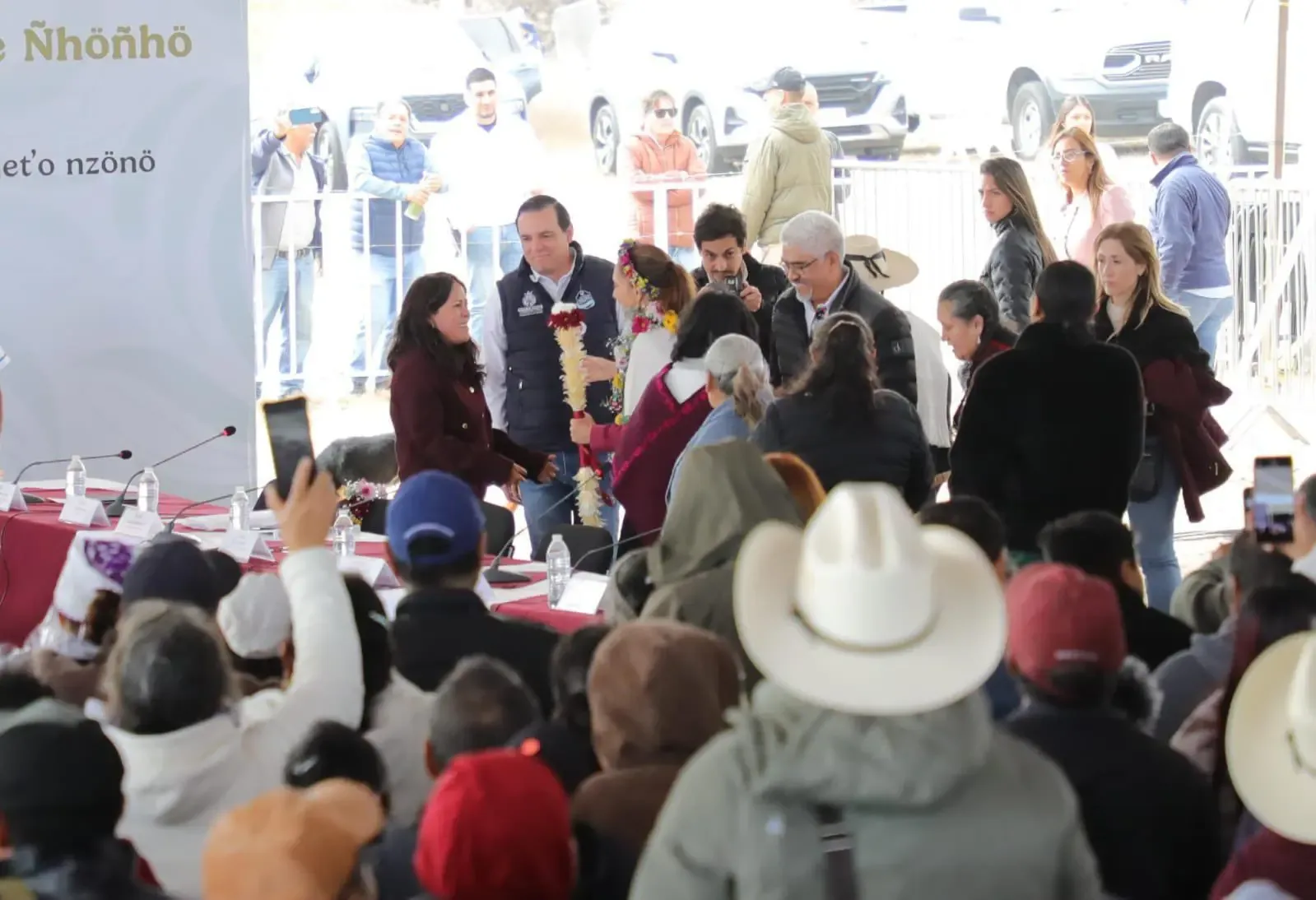 La Presidenta Claudia Sheinbaum presenta el Plan de Justicia Indígena en Guanajuato.
