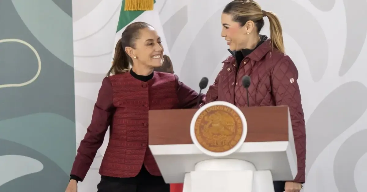 La Presidenta Claudia Sheinbaum reafirma su apoyo a la gobernadora en Baja California.
