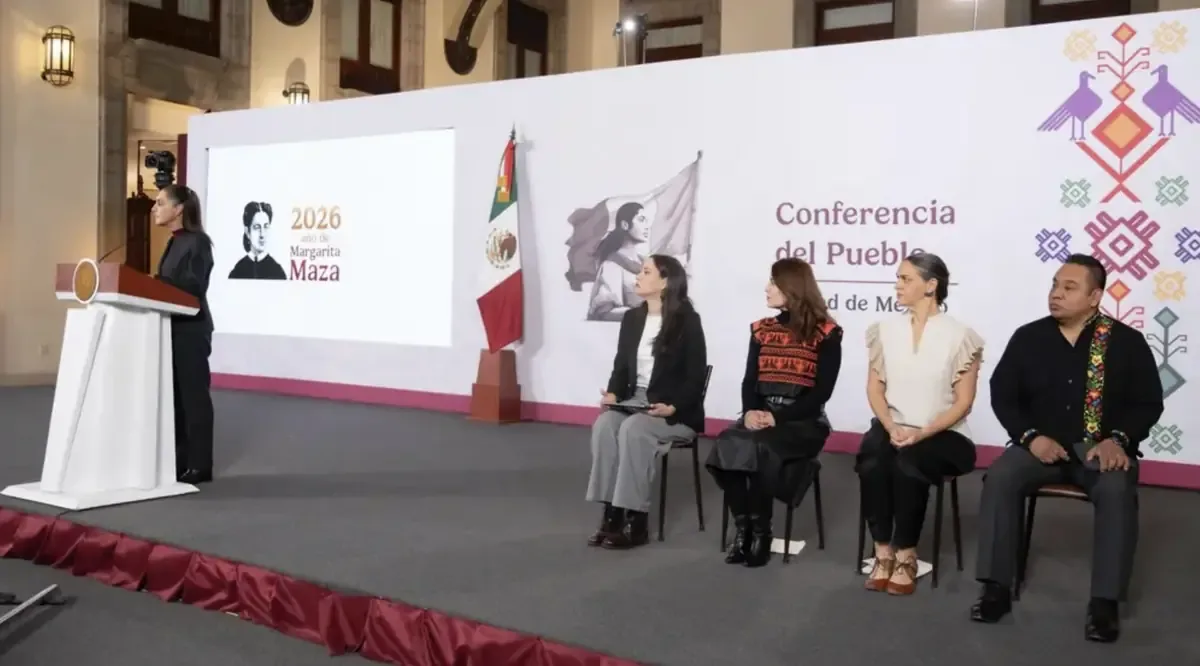 La presidenta de México desmiente rumores sobre un ataque a los cantantes en Zacatecas.