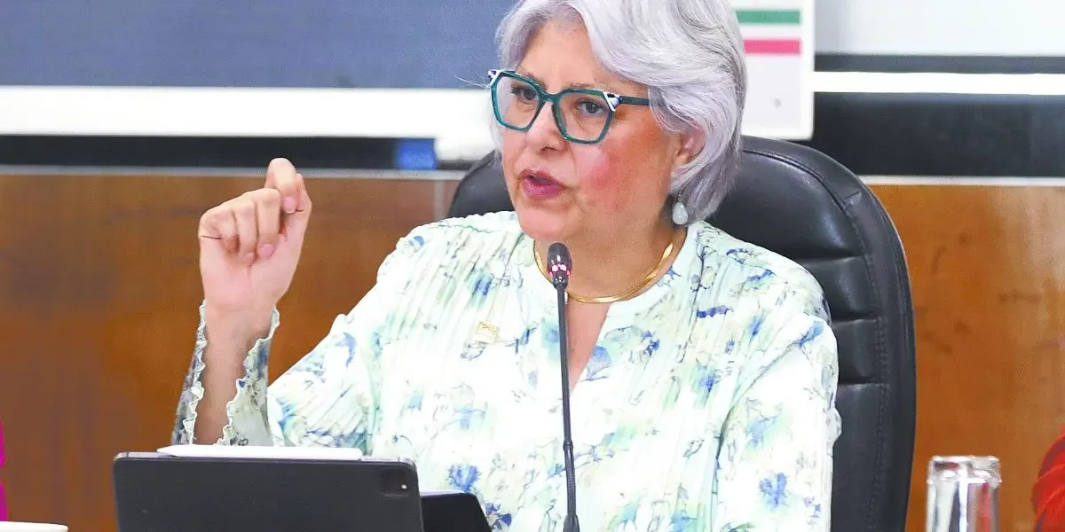 La presidenta del Inegi, Graciela Márquez Colín, anuncia la evaluación de política social.