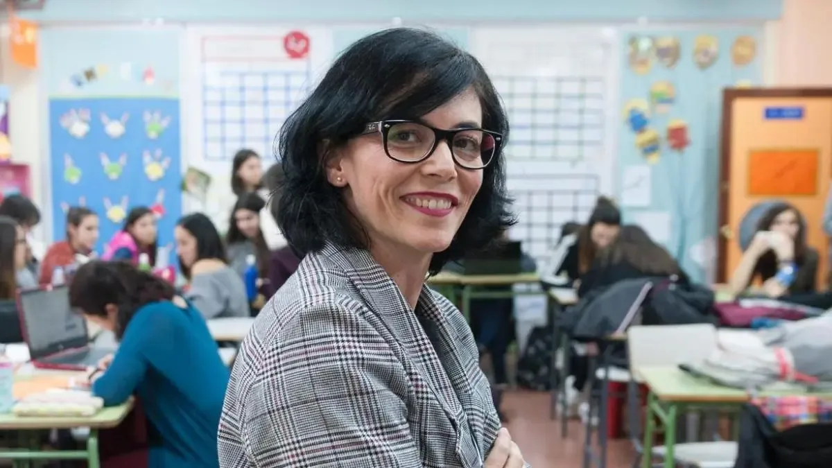 La profesora de Leganés destaca su innovadora metodología educativa y el impacto en sus alumnos.